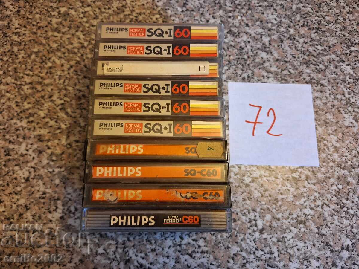 Κασέτες ήχου 10 τμχ 72 Κασέτες ήχου 10 τμχ 72