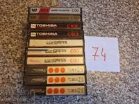 Audio cassettes 10pcs 74