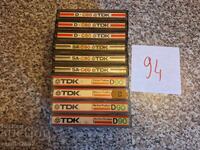 Audio cassettes 10pcs 94