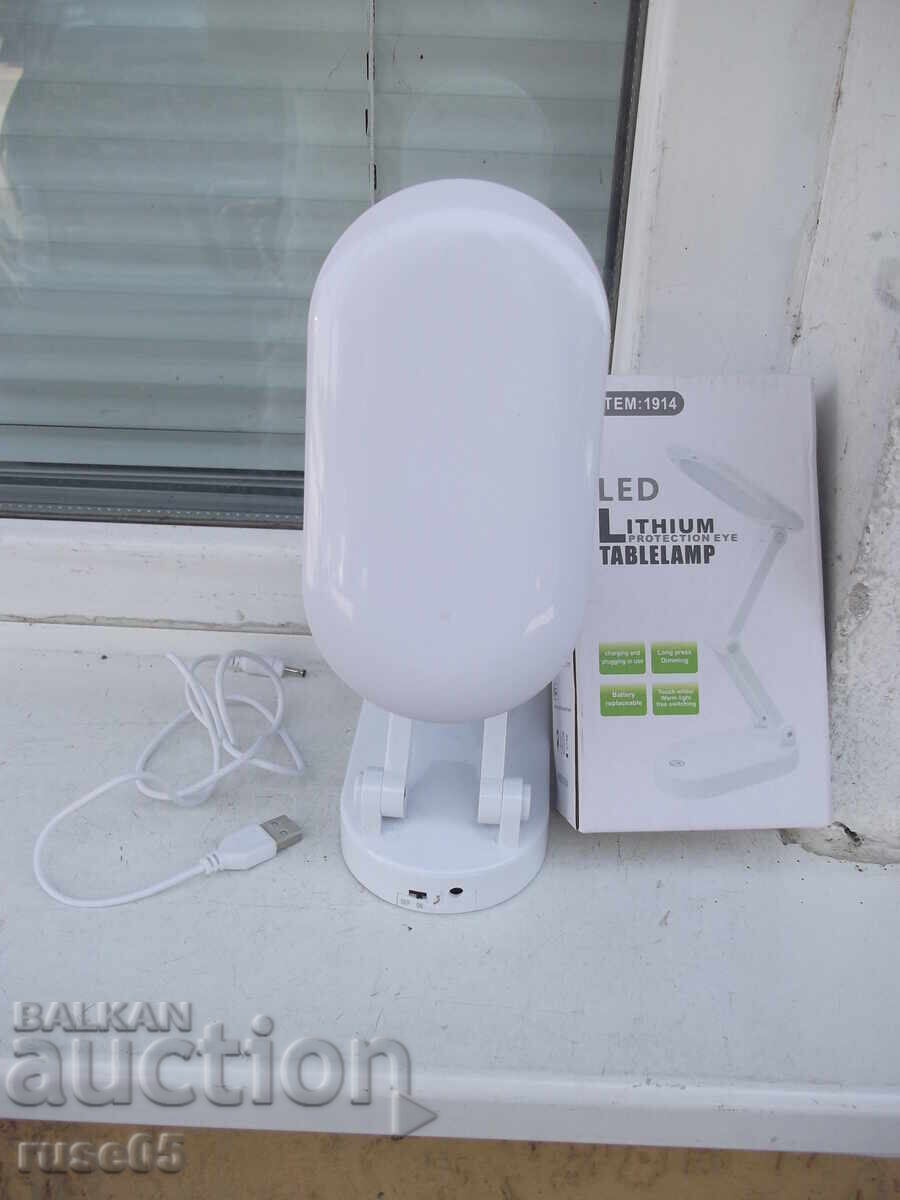 Lampă LED reîncărcabilă pliabilă de birou nouă - 5