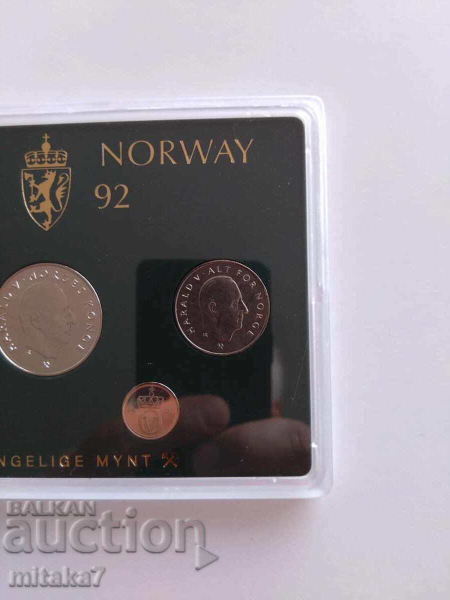 Licitație Set de monede, Norvegia, 1992