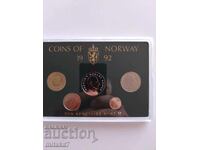 Set de monede, Norvegia, 1992