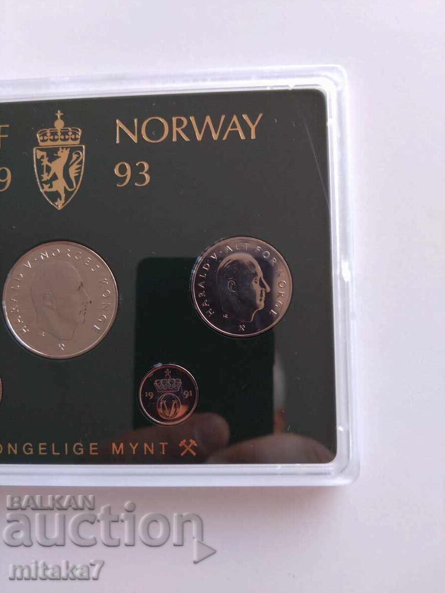 Licitație Set de monede, Norvegia, 1993 Licitație Set de monede, Norvegia, 1993