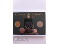 Сет монети, Норвегия, 1993г.