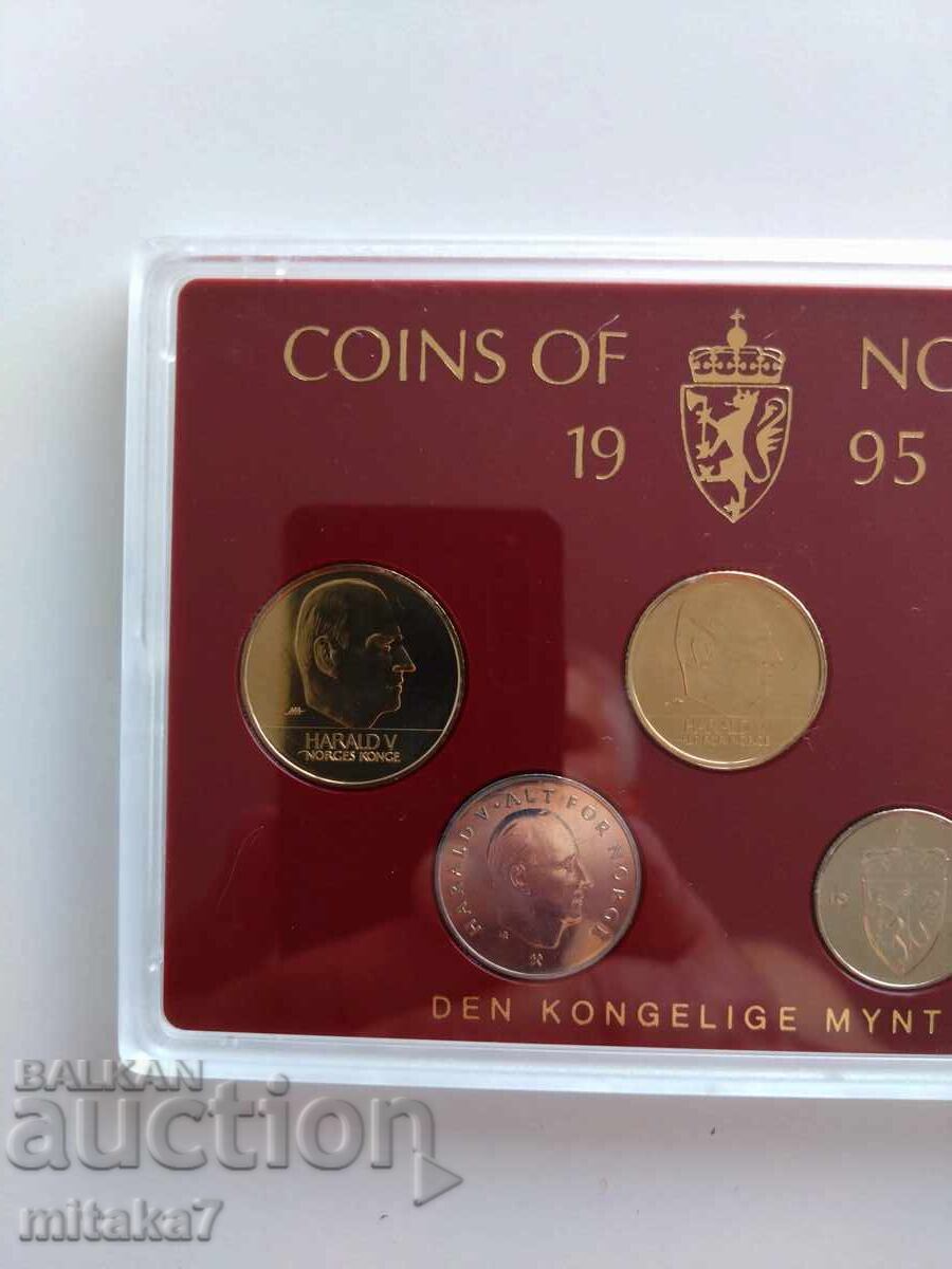 Set monede, Norvegia, 1995 cu preț € 9.00 | 17.60 BGN Set monede, Norvegia, 1995 cu preț € 9.00 | 17.60 BGN