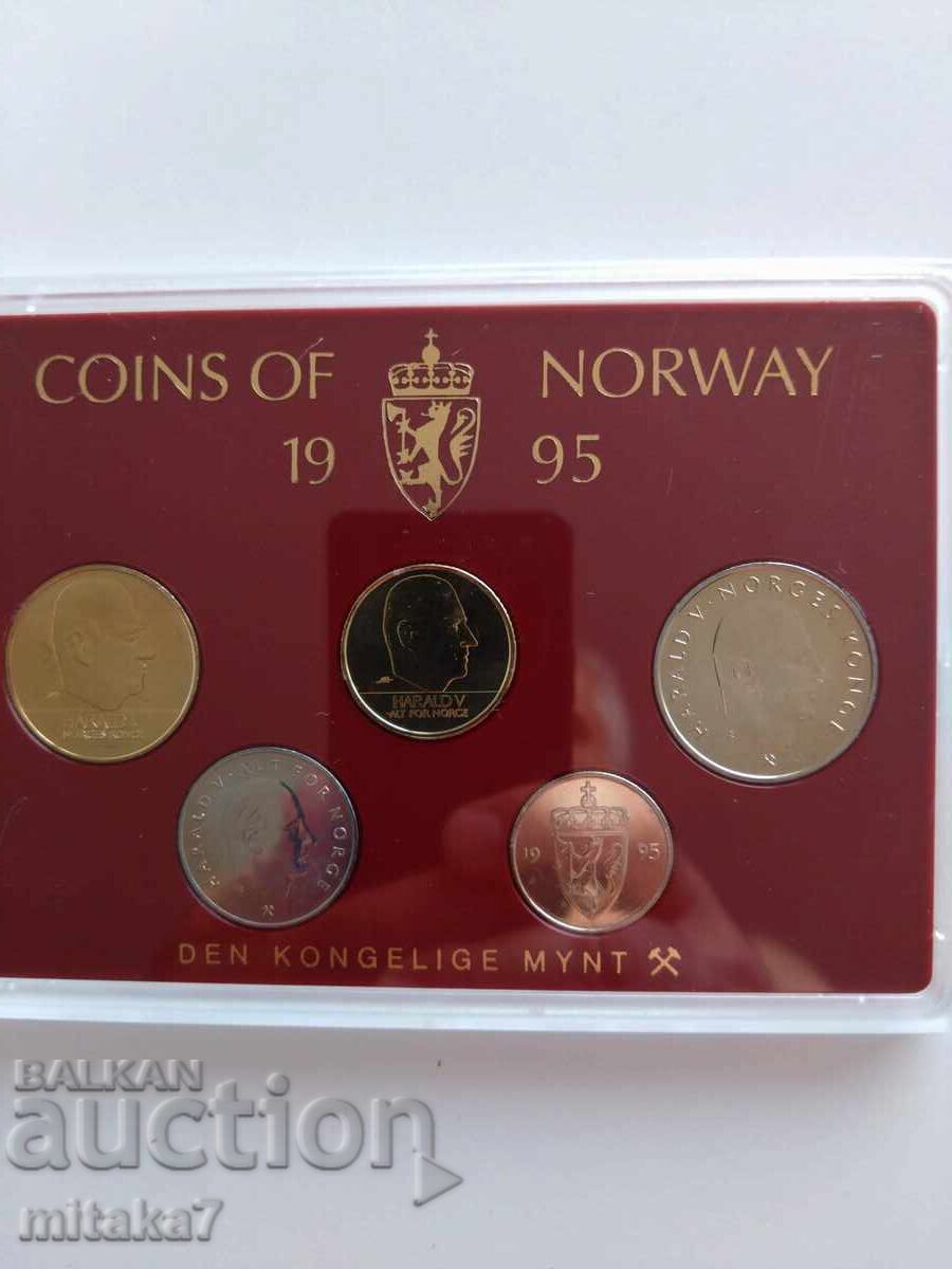 Set monede, Norvegia, 1995 Set monede, Norvegia, 1995
