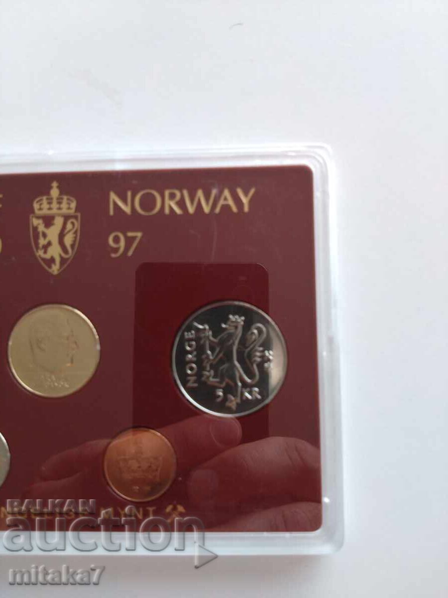 Licitație Set de monede, Norvegia, 1997