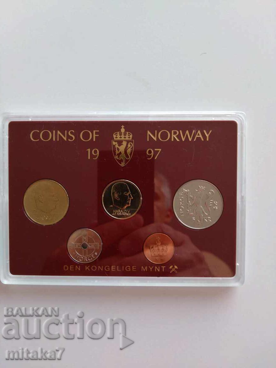 Set de monede, Norvegia, 1997