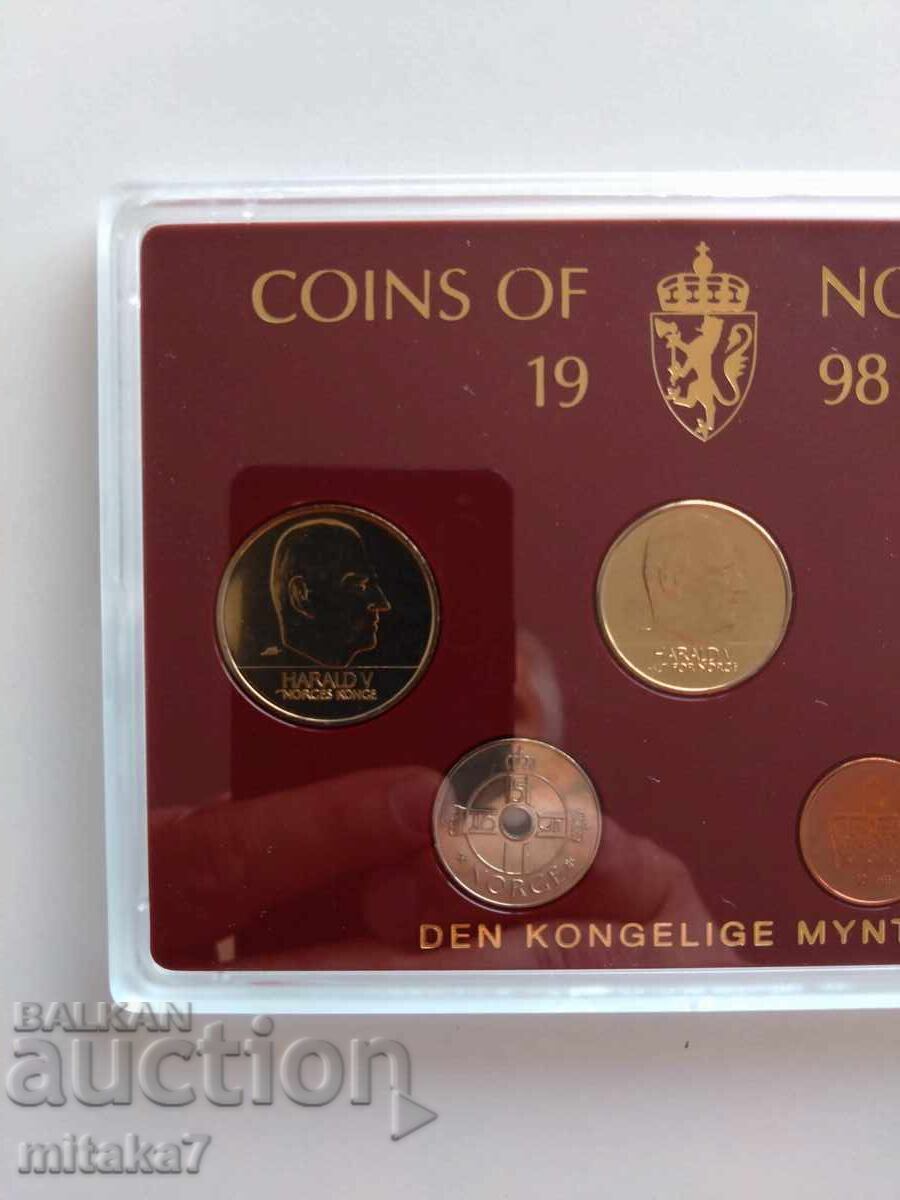 Set de monede, Norvegia, 1998. cu preț € 9.00 | 17.60 BGN
