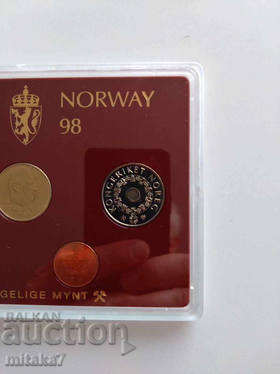 Аукцион Сет монети, Норвегия, 1998г.