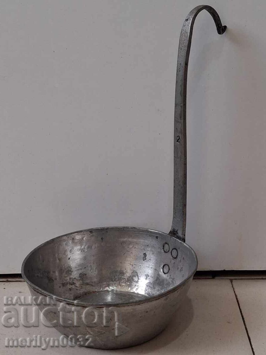Δημοπρασία Παλιά χάλκινη κουτάλα, χάλκινο χάλκινο δοχείο, λάκκος, καπάκι κισκίλ Δημοπρασία Παλιά χάλκινη κουτάλα, χάλκινο χάλκινο δοχείο, λάκκος, καπάκι κισκίλ