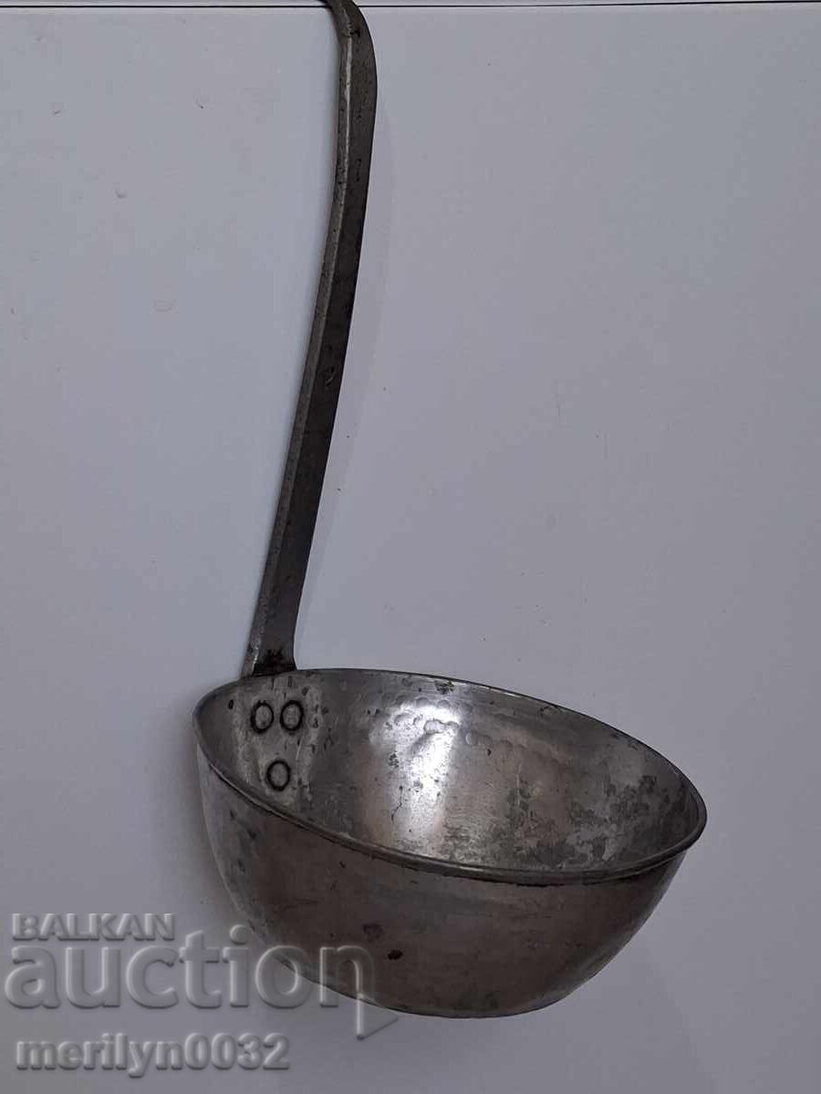 Παλιά χάλκινη κουτάλα, χάλκινο χάλκινο δοχείο, λάκκος, καπάκι κισκίλ - 5 Παλιά χάλκινη κουτάλα, χάλκινο χάλκινο δοχείο, λάκκος, καπάκι κισκίλ - 5