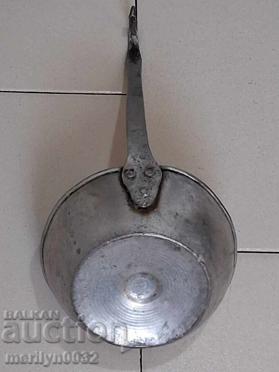 Παλιά χάλκινη κουτάλα, χάλκινο χάλκινο δοχείο, λάκκος, καπάκι κισκίλ - 6 Παλιά χάλκινη κουτάλα, χάλκινο χάλκινο δοχείο, λάκκος, καπάκι κισκίλ - 6