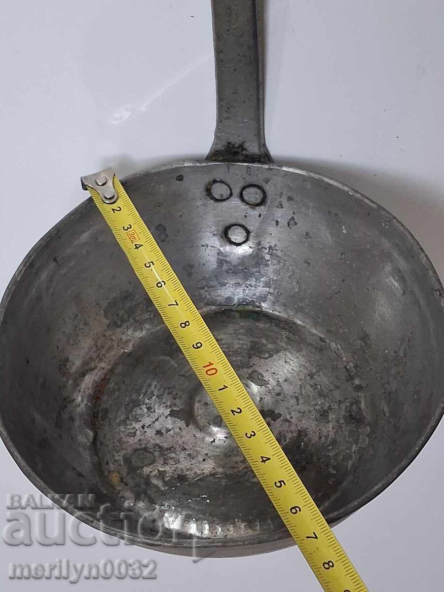 Παλιά χάλκινη κουτάλα, χάλκινο χάλκινο δοχείο, λάκκος, καπάκι κισκίλ - 7 Παλιά χάλκινη κουτάλα, χάλκινο χάλκινο δοχείο, λάκκος, καπάκι κισκίλ - 7