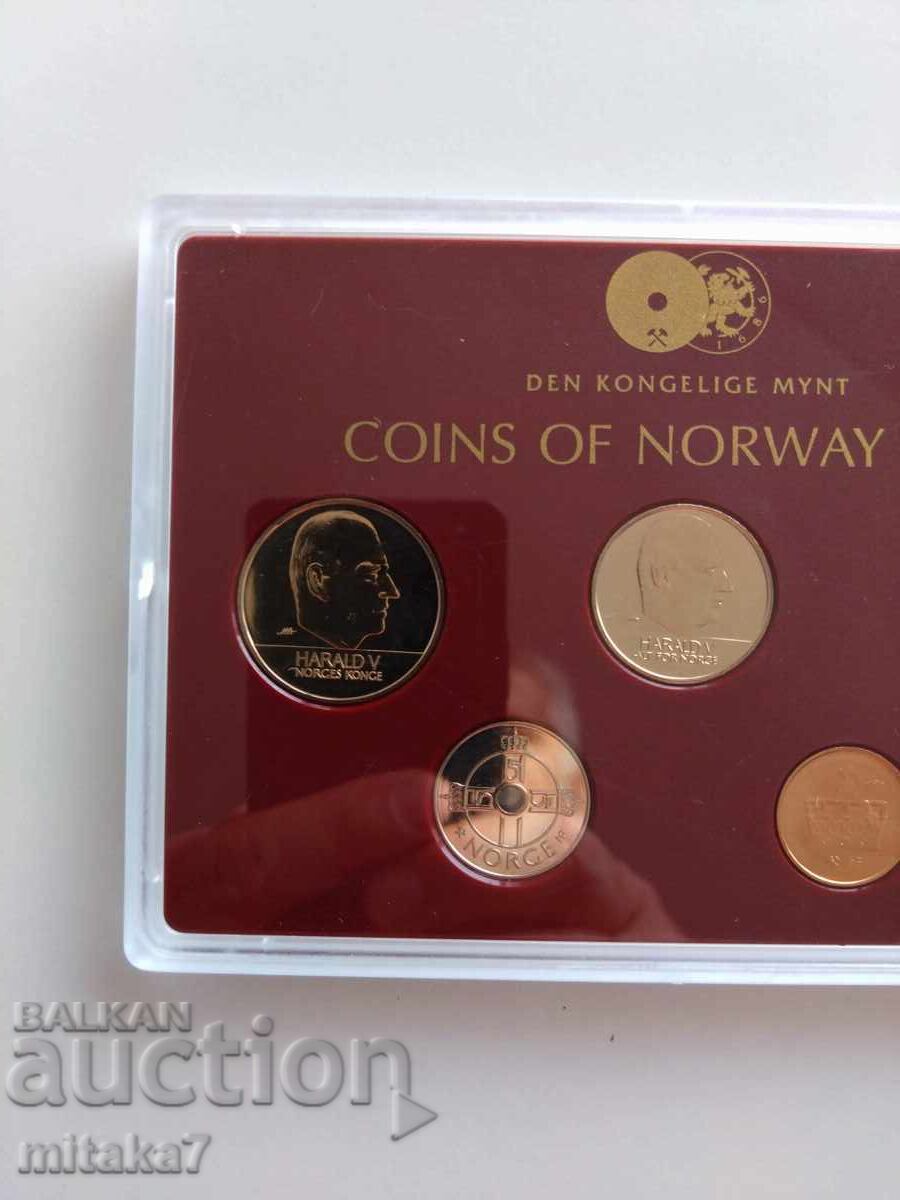 Сет монети, Норвегия, 2003г. с цена 16.00 лв. | € 8.18 Сет монети, Норвегия, 2003г. с цена 16.00 лв. | € 8.18