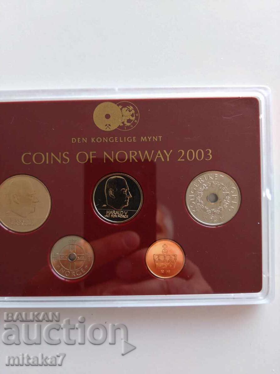 Set de monede, Norvegia, 2003. Set de monede, Norvegia, 2003.