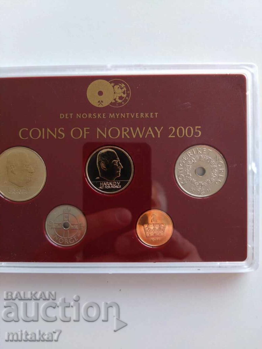 Сет монети, Норвегия, 2005г. Сет монети, Норвегия, 2005г.