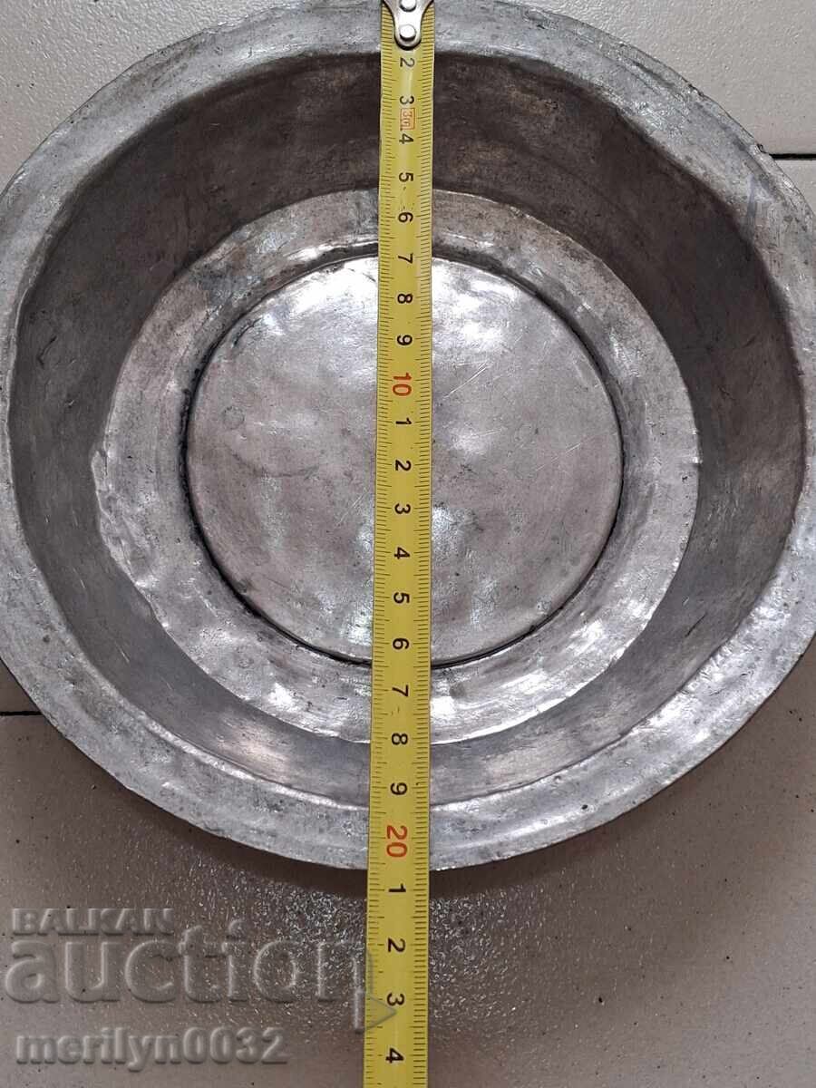 Стар меден сахан, бакър, паница, чиния, тас - 5 Стар меден сахан, бакър, паница, чиния, тас - 5