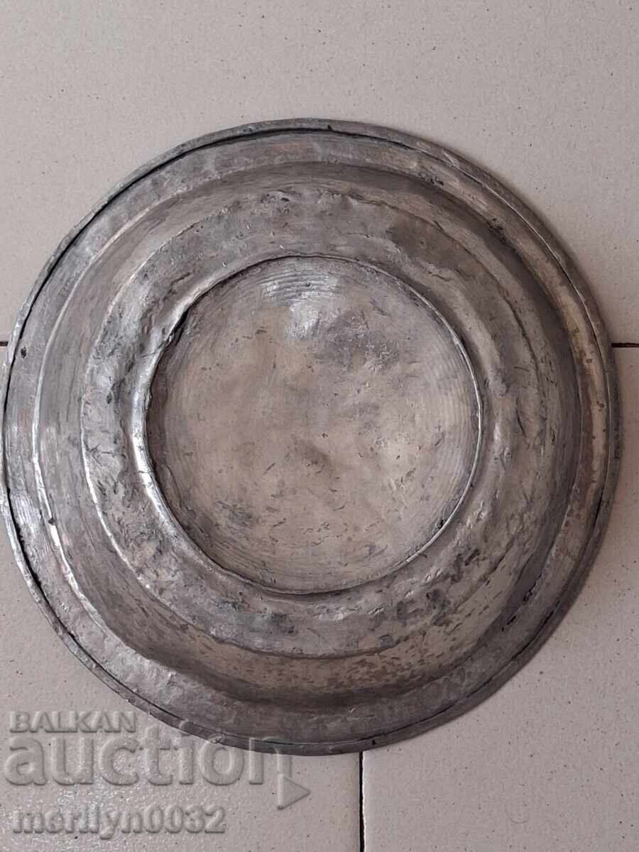 Стар меден сахан, бакър, паница, чиния, тас - 6 Стар меден сахан, бакър, паница, чиния, тас - 6