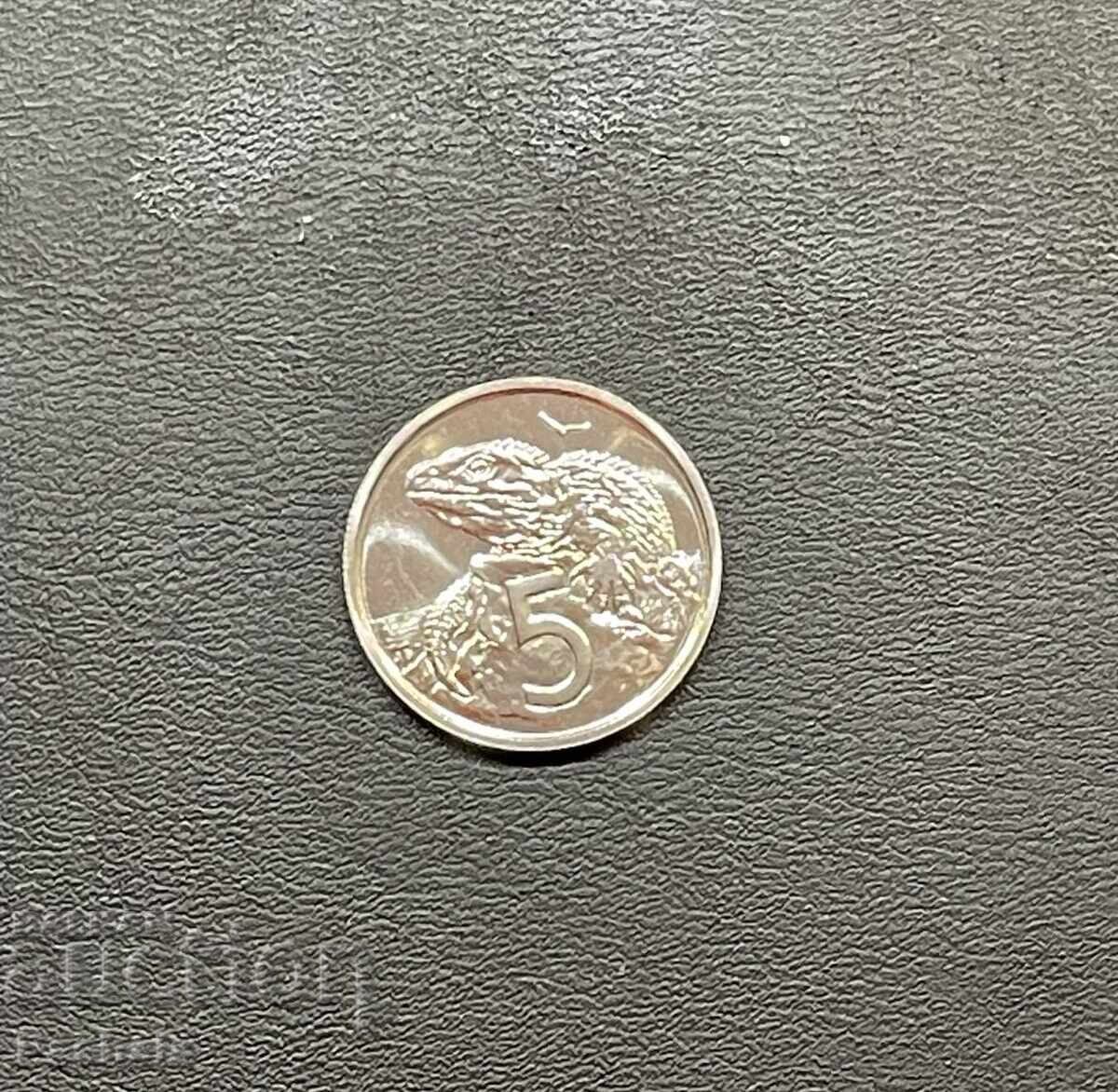 Noua Zeelandă 5 cenți 1985