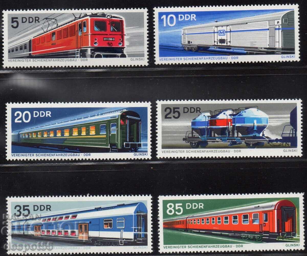 1973. Ανατολική Γερμανία. Τρένα 1973. Ανατολική Γερμανία. Τρένα