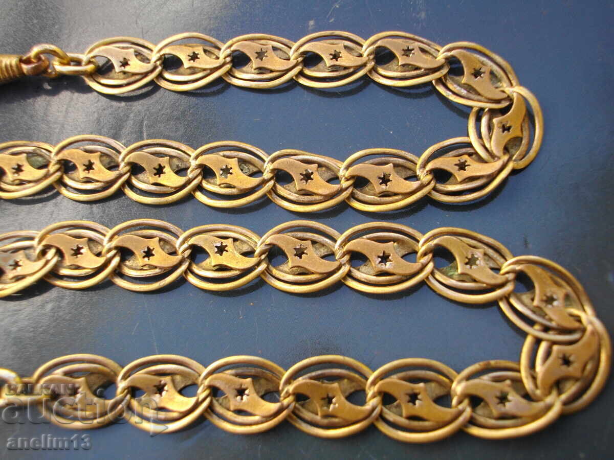 СТАР ПОЗЛАТЕН КЮСТЕК ЗА ДЖОБЕН ЧАСОВНИК - 5 СТАР ПОЗЛАТЕН КЮСТЕК ЗА ДЖОБЕН ЧАСОВНИК - 5