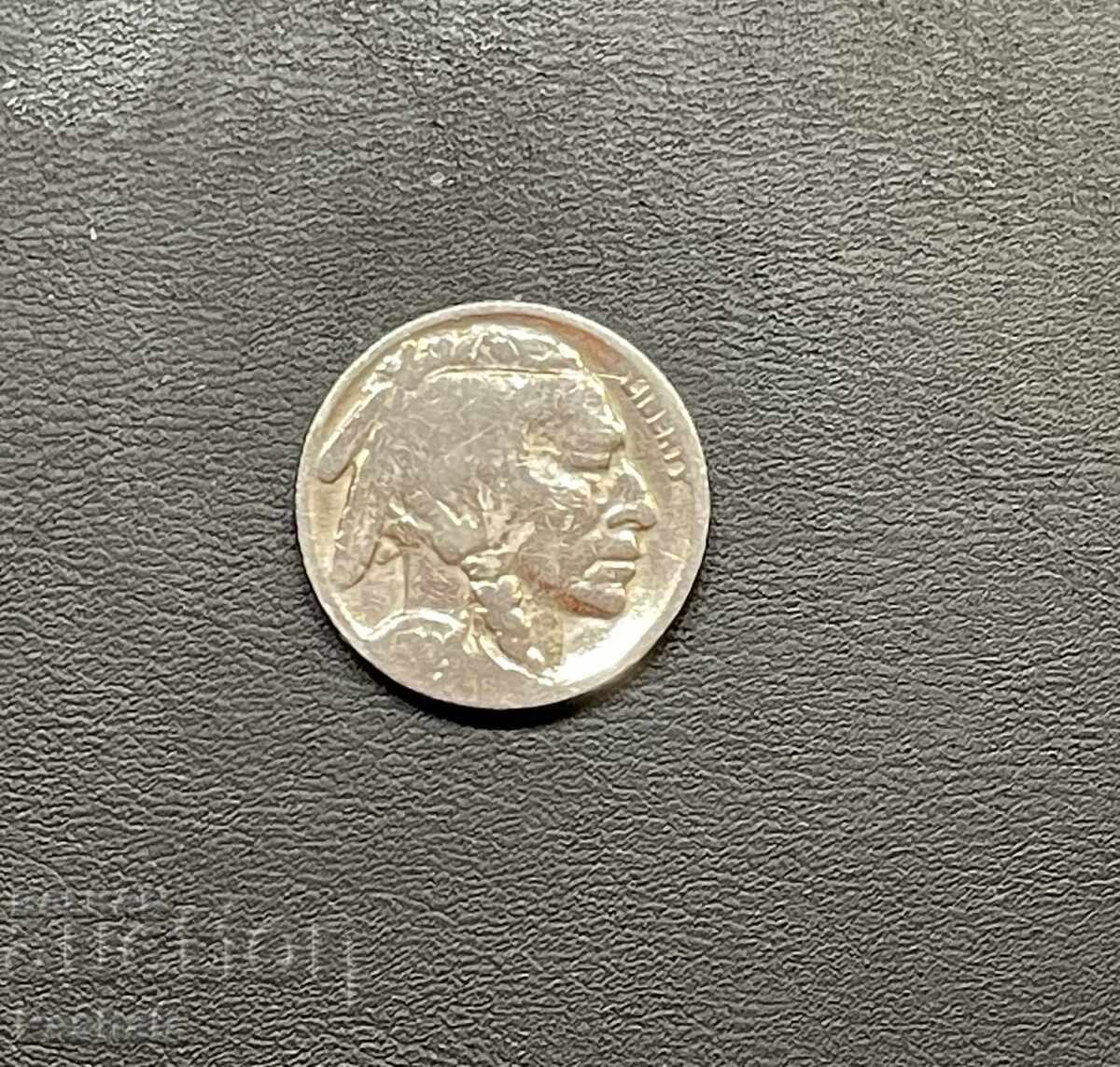 САЩ 5 цент 1934 г. с цена 6.00 лв. | € 3.07