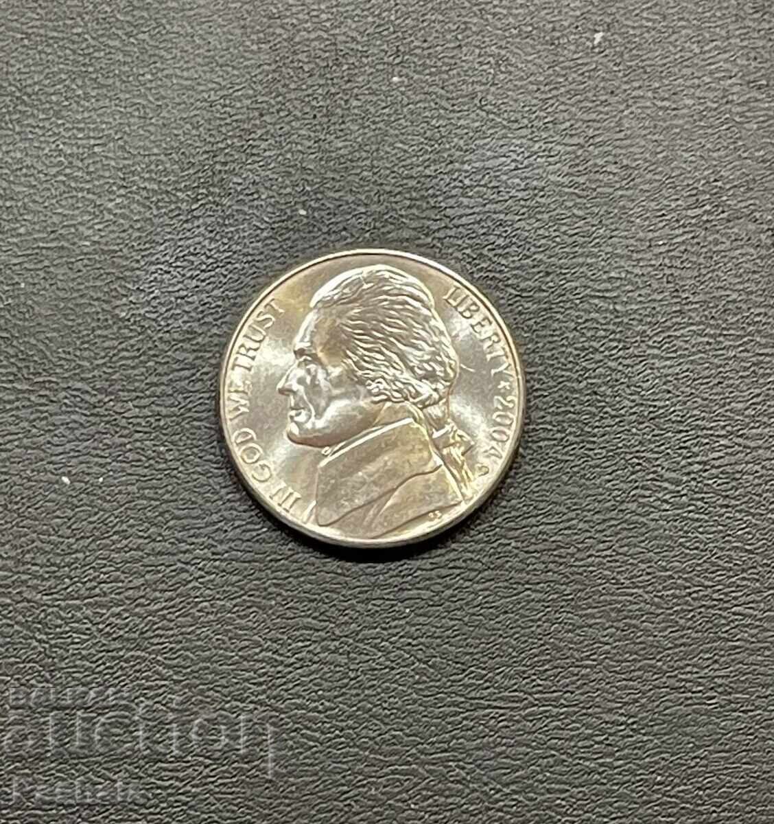 ΗΠΑ 5 σεντ 2004 με τιμή 5.00 BGN | € 2.56