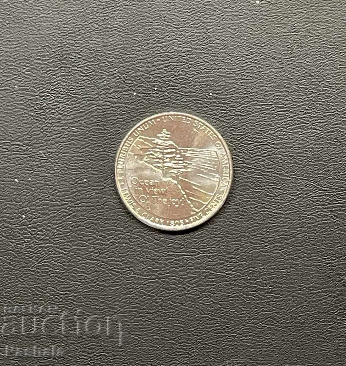 САЩ 5 цент 2005 г. САЩ 5 цент 2005 г.