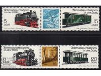 1981. GDR. Railroads - Locomotives and Passenger Train