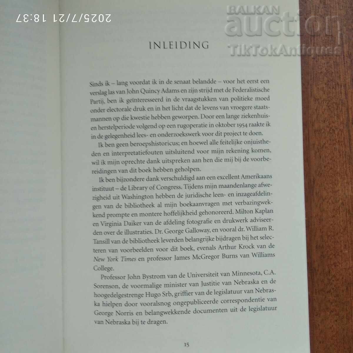 Δημοπρασία Τζον Φ. Κένεντι - Προφίλ του Θάρρους Δημοπρασία Τζον Φ. Κένεντι - Προφίλ του Θάρρους