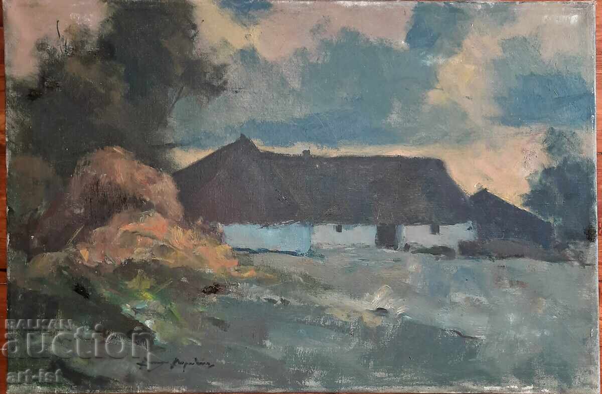 Delivery of Landscape with Farm by the Swedish artist Arne Aspelin 1911-1990