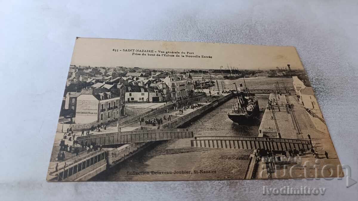 Ευχετήρια κάρτα Saint-Nazaire Vue Generale du Port
