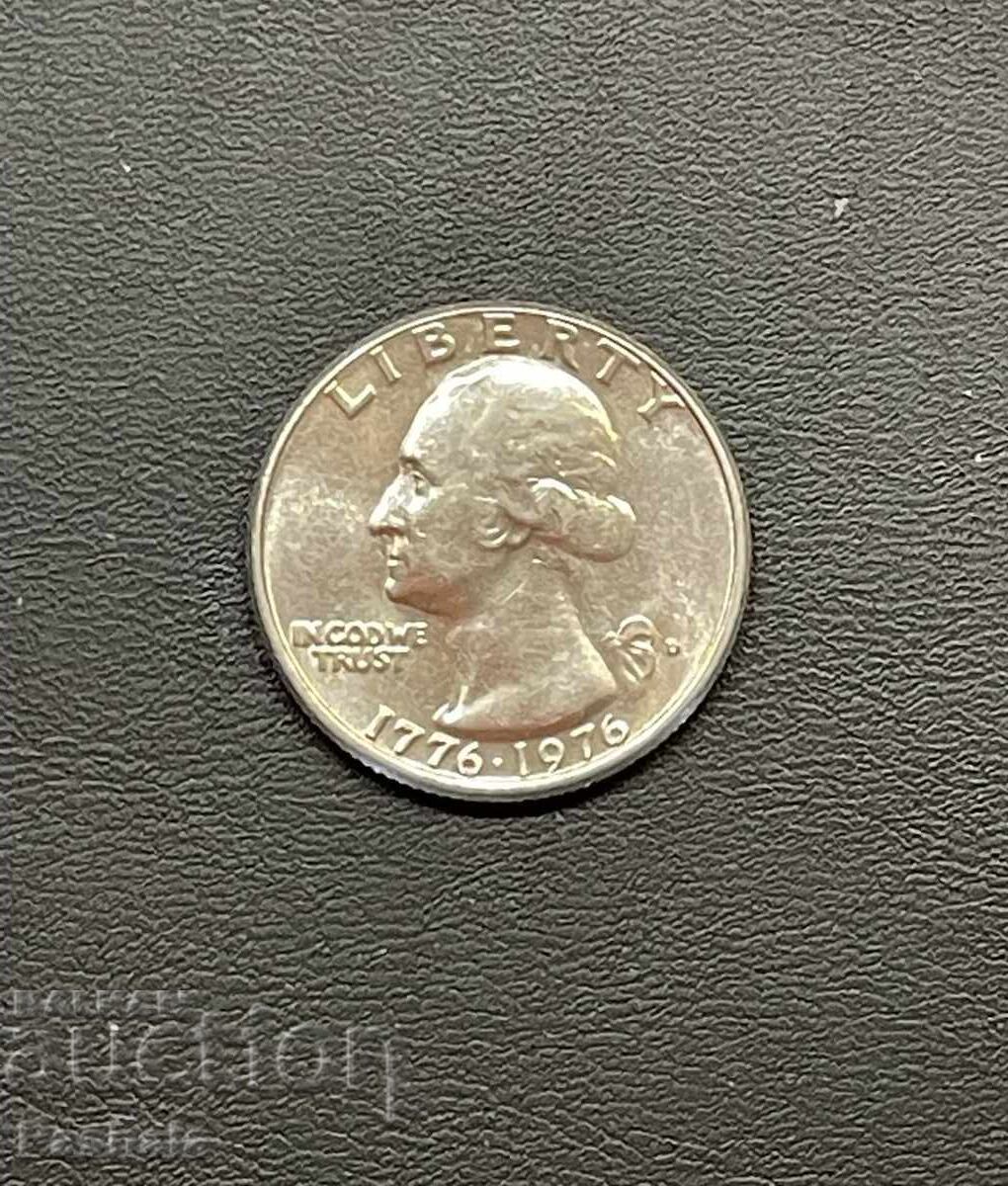 ΗΠΑ 25 σεντ 1976 με τιμή 8.00 BGN | € 4.09 ΗΠΑ 25 σεντ 1976 με τιμή 8.00 BGN | € 4.09