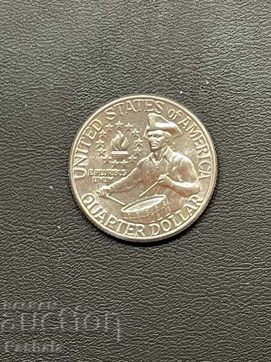 ΗΠΑ 25 σεντ 1976 ΗΠΑ 25 σεντ 1976