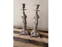 Set vechi de sfeșnice