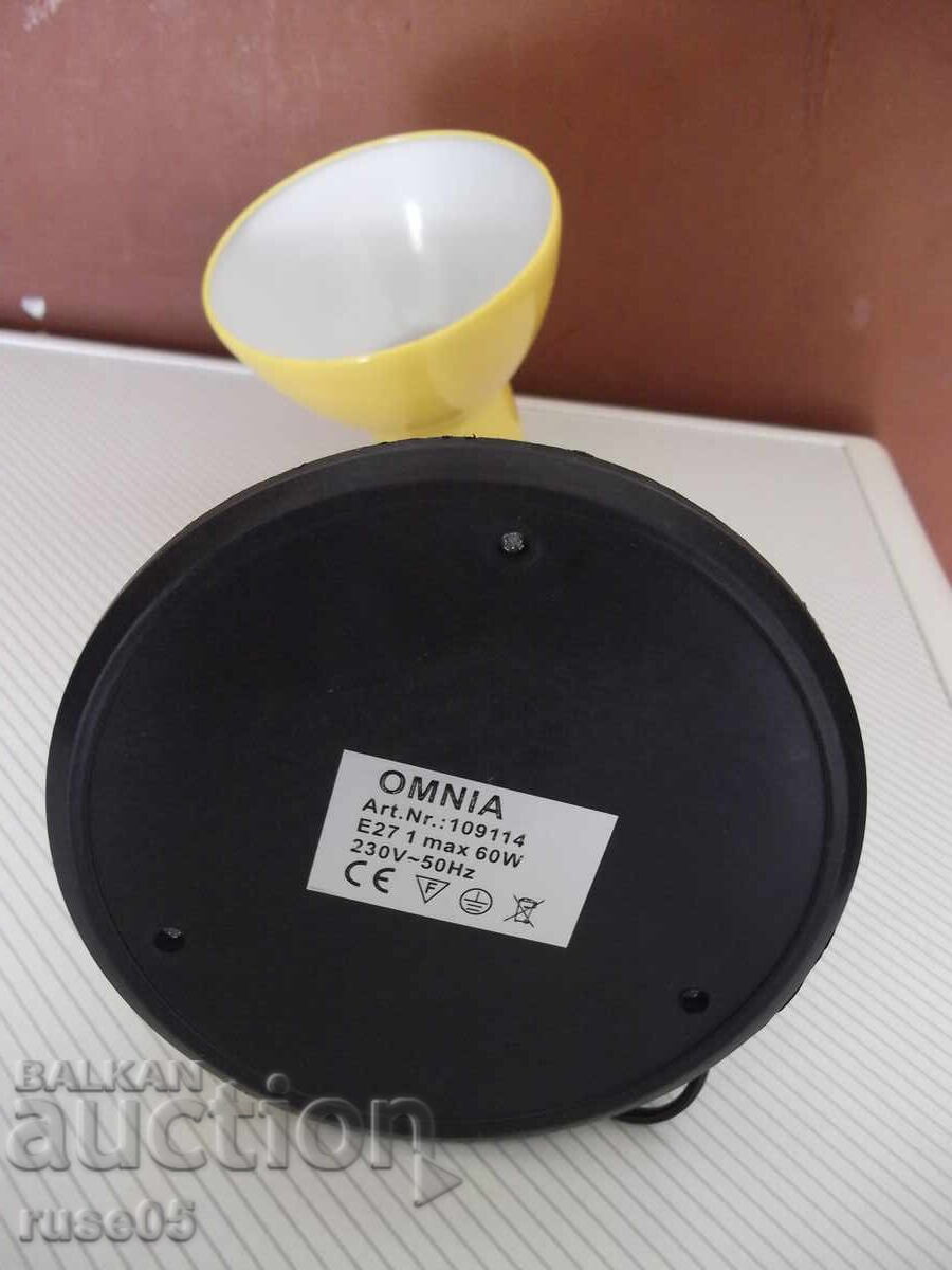 "OMNIA-Jako" yellow working desk lamp - 5