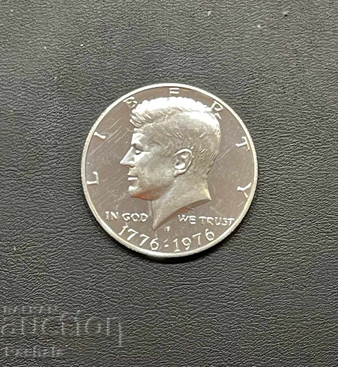 USA 50 Cents 1976 Silver. S with price 25.00 BGN | € 12.78