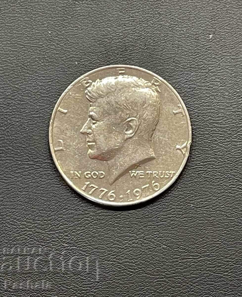 ΗΠΑ 50 σεντ 1976 με τιμή 6.00 BGN | € 3.07