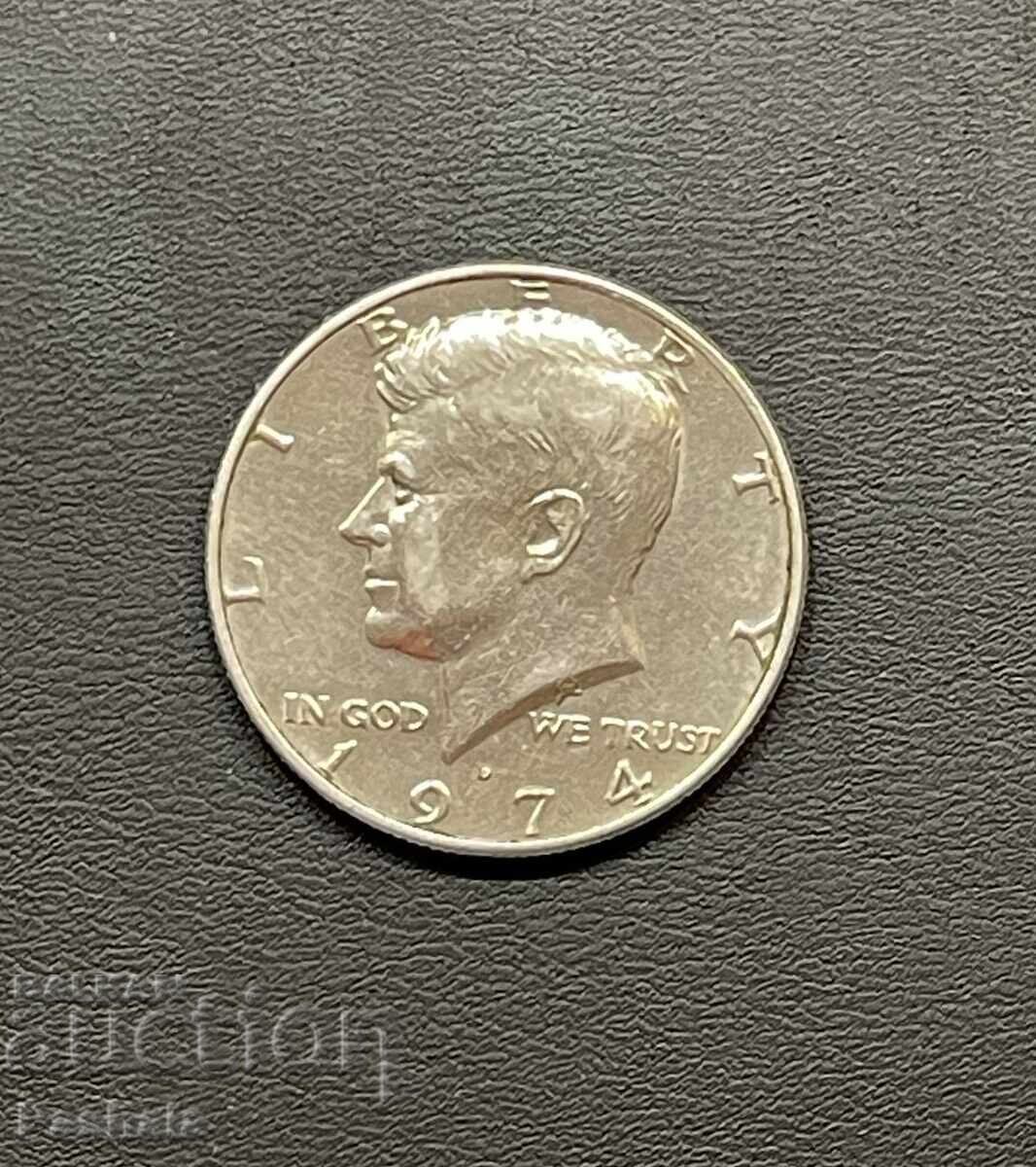 САЩ 50 цента 1974 г. с цена 4.00 лв. | € 2.05 САЩ 50 цента 1974 г. с цена 4.00 лв. | € 2.05