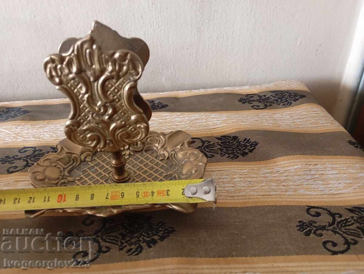 Δημοπρασία Μπαρόκ σταχτοδοχείο με θήκη σπίρτων