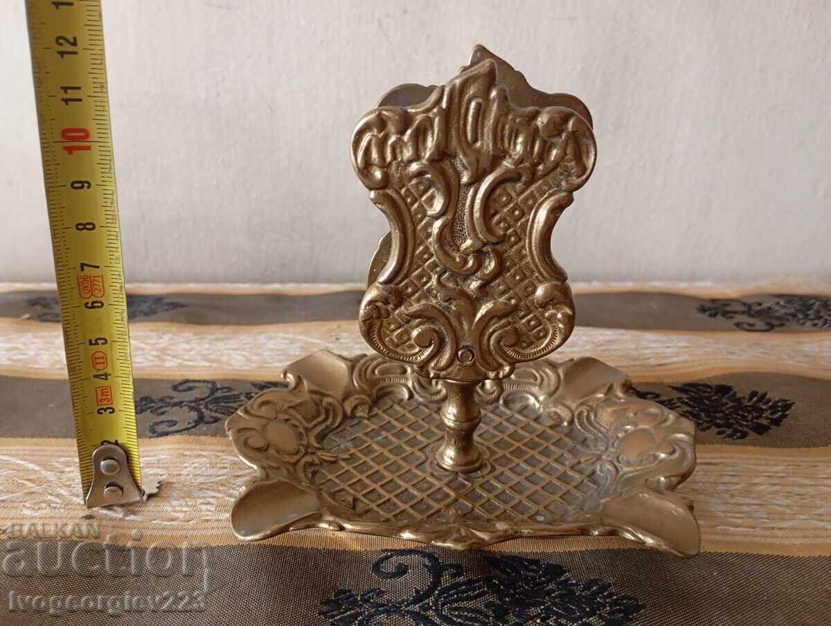 Παράδοση Μπαρόκ σταχτοδοχείο με θήκη σπίρτων