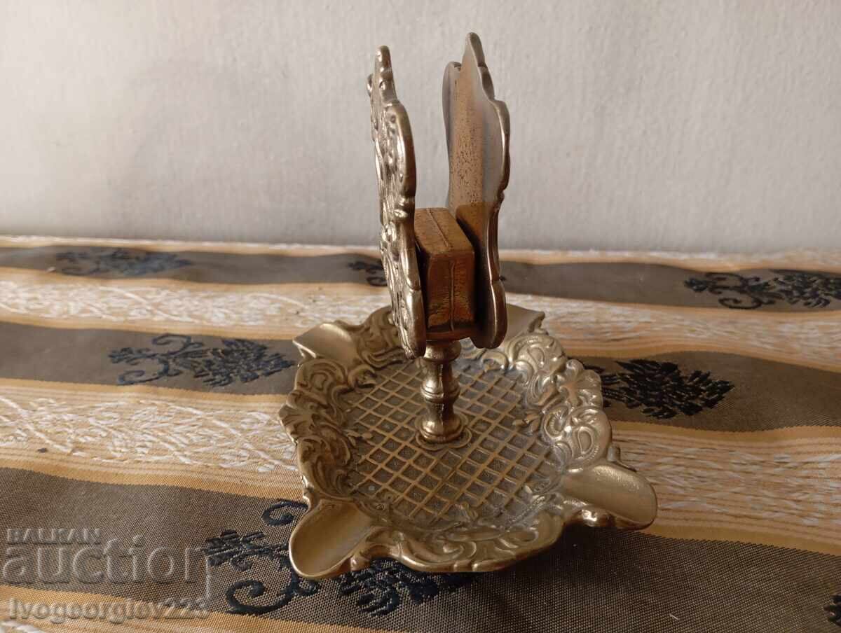 Μπαρόκ σταχτοδοχείο με θήκη σπίρτων - 6