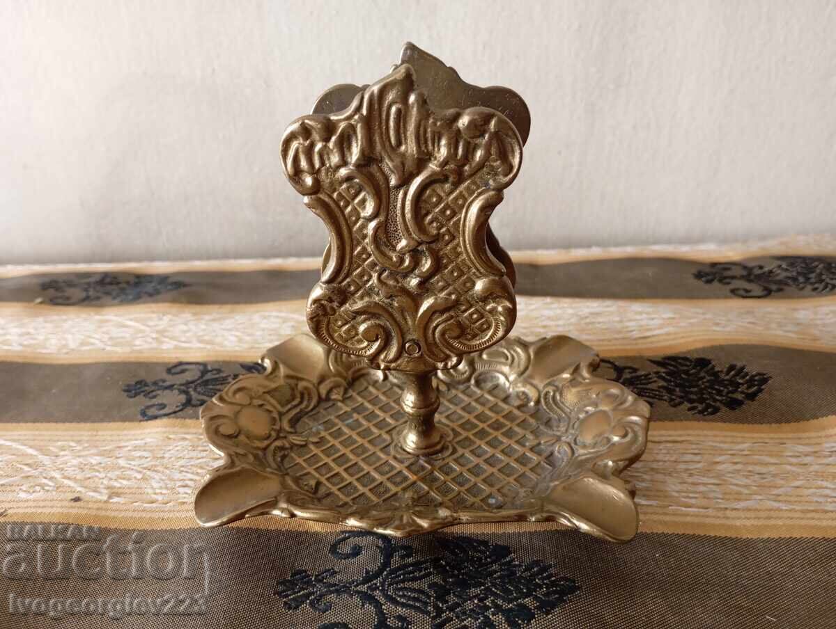 Μπαρόκ σταχτοδοχείο με θήκη σπίρτων