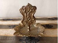 Scrumieră barocă cu suport pentru chibrituri