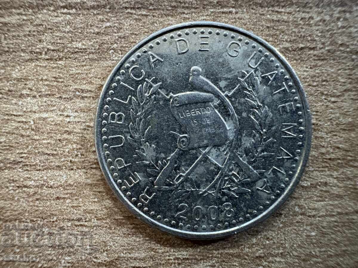 Γουατεμάλα - 10 σεντάβος (2008) με τιμή 0.70 BGN | € 0.36