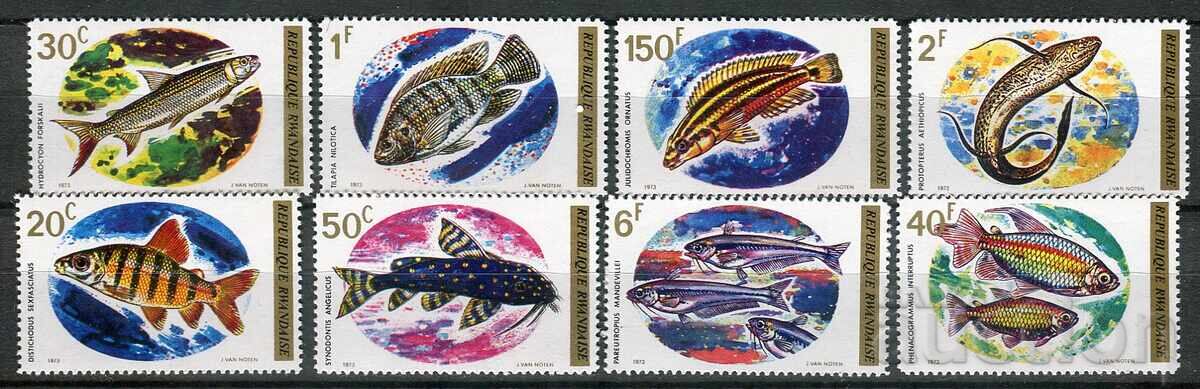 Rwanda 1973. MnH - Fauna, marine fauna, fish Rwanda 1973. MnH - Fauna, marine fauna, fish