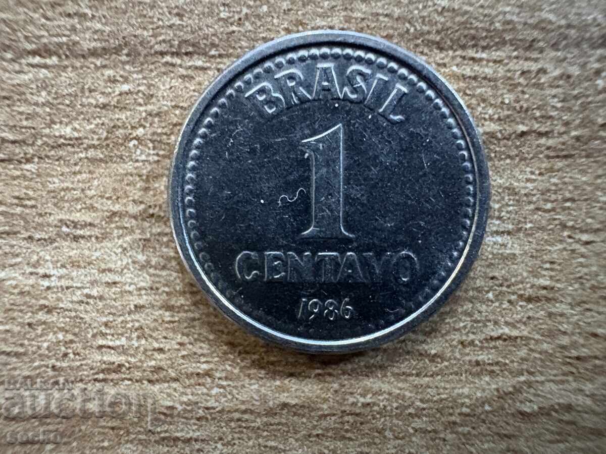 Brazilia - 1 centavo (1986) Brazilia - 1 centavo (1986)