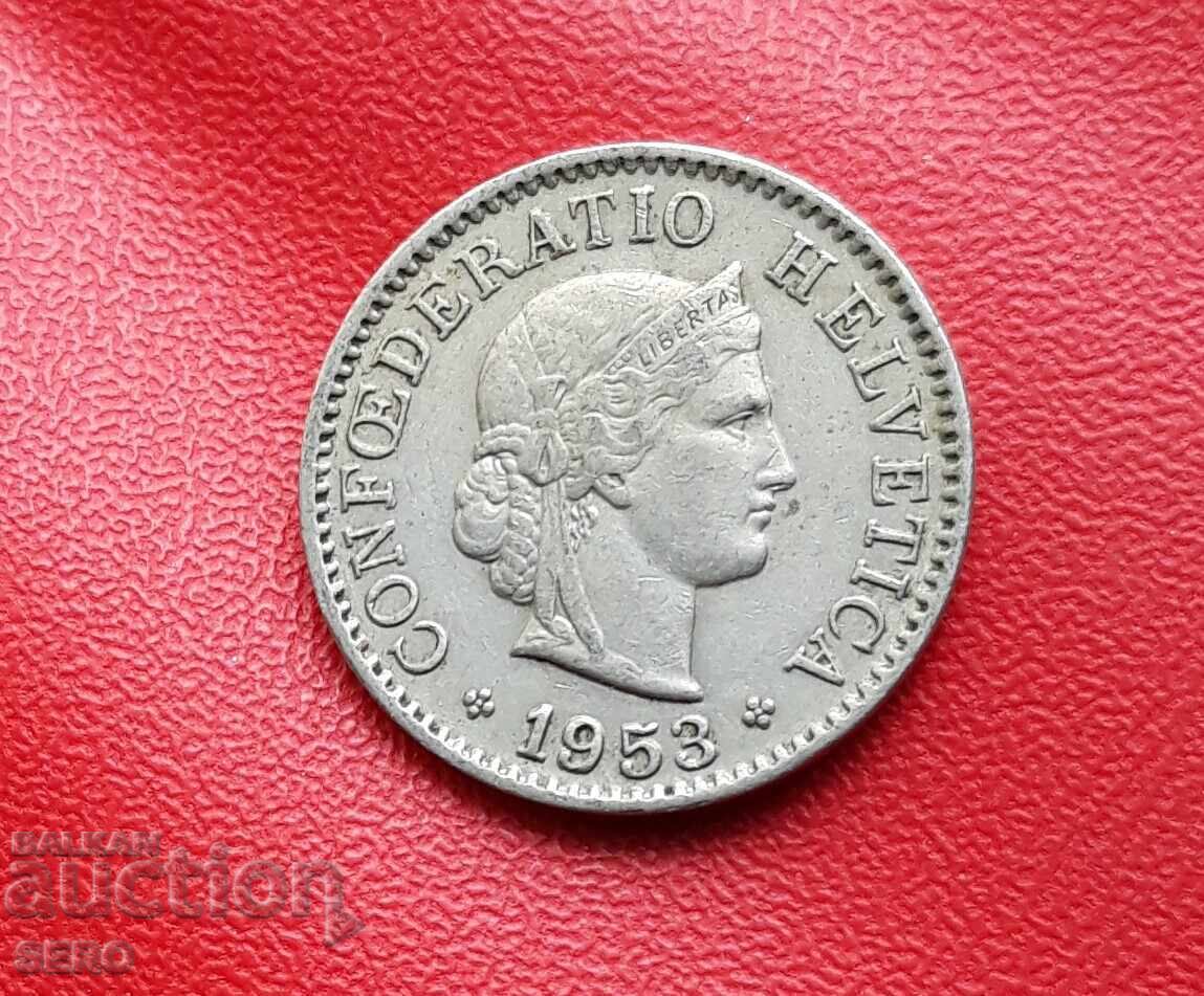 Switzerland-5 Rapen 1953 Switzerland-5 Rapen 1953
