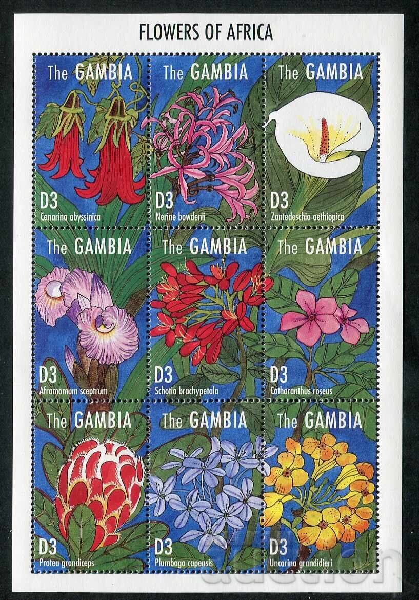 Auction  Gambia 1995 MnH - Flora, flowers